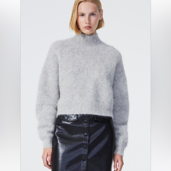 RODEBJER Falala Poloneck Jumpers Light grey Sweater size S - Picture 6 of 10